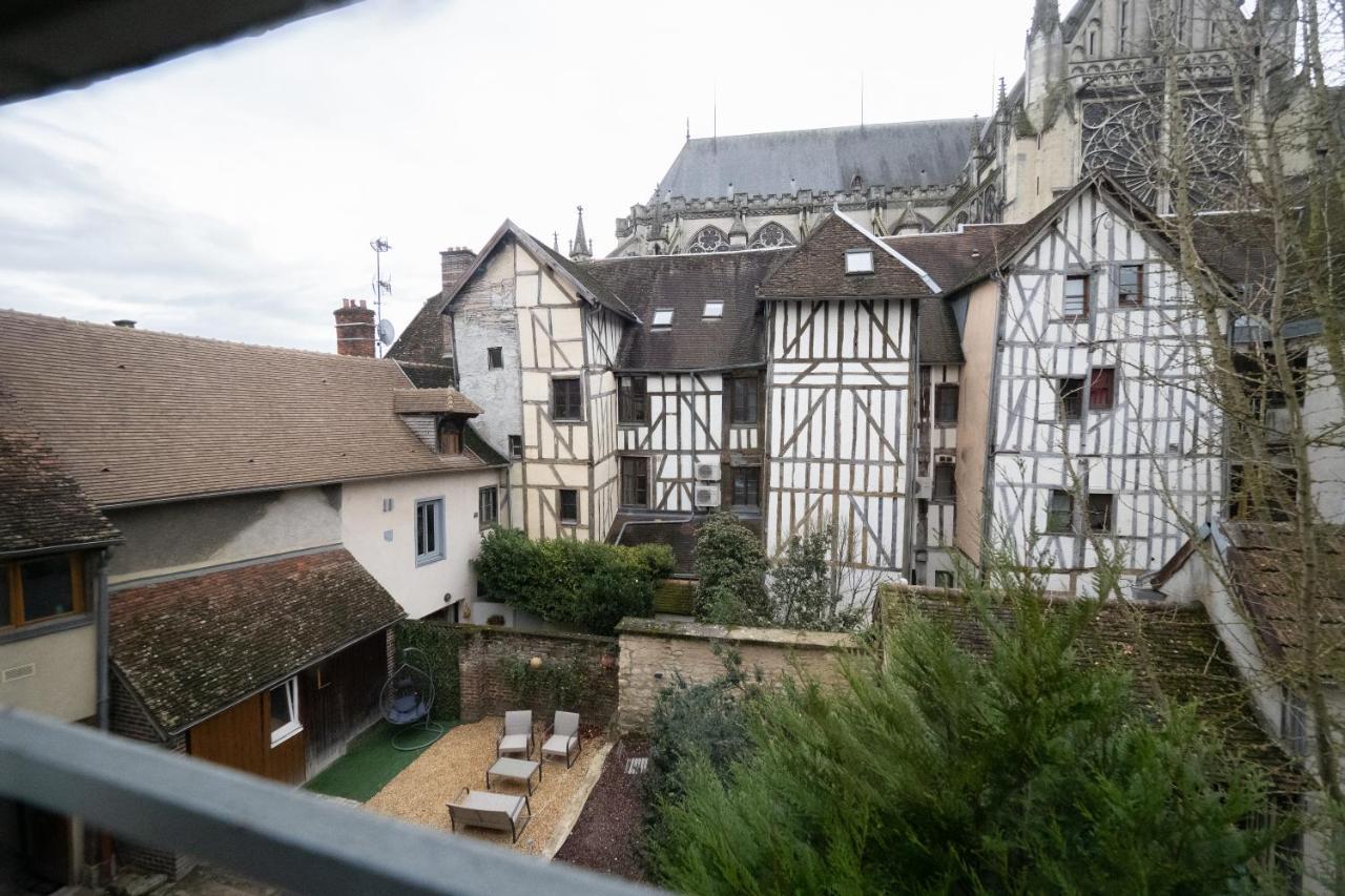 Ferienwohnung L'Oiseau De La Cathedrale - Calme - Jardin - Wifi Troyes Exterior foto